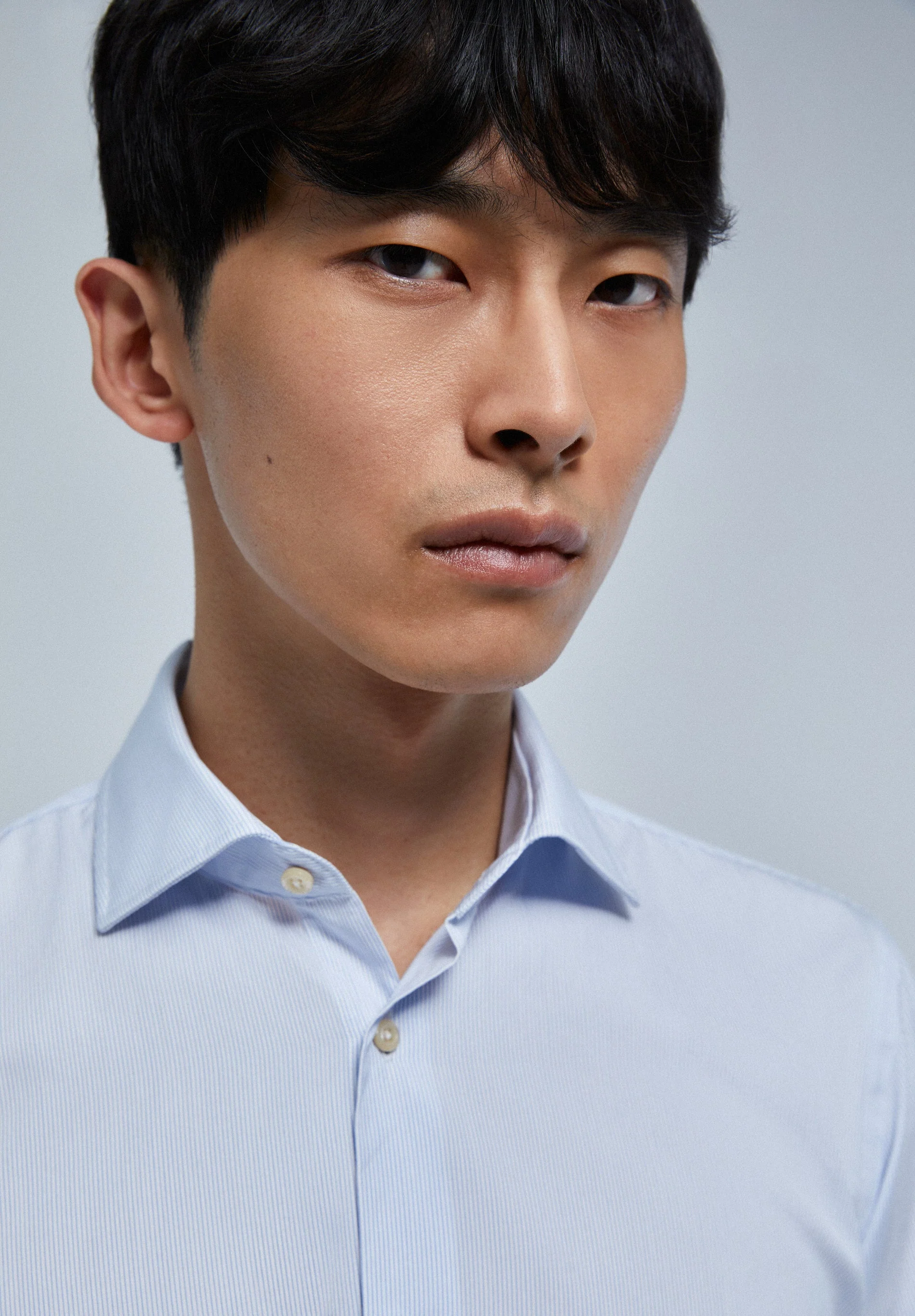 MIXED CUFF DRESS SHIRT - Image 4